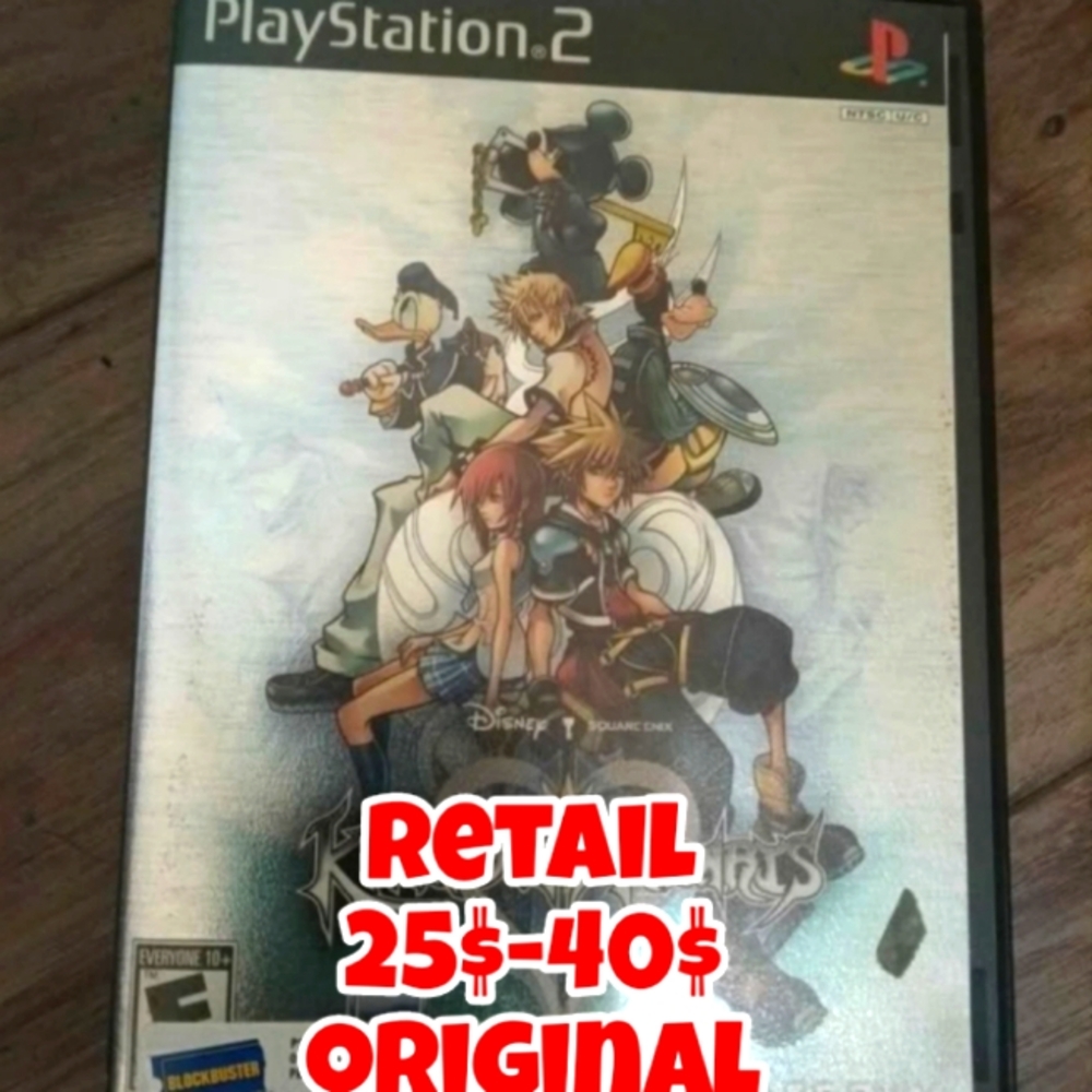 Kingdom Hearts II for PlayStation 2 - Black Case